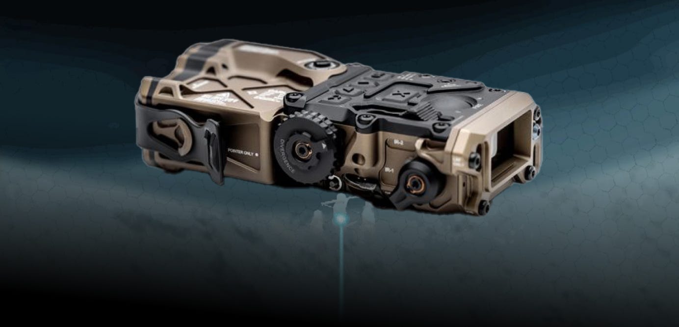 BALLISTICALLY DISTURBED IR AIMING LASER & FIRE CONTROL SYSTEM