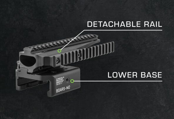 Detachable Rail and Lower Base