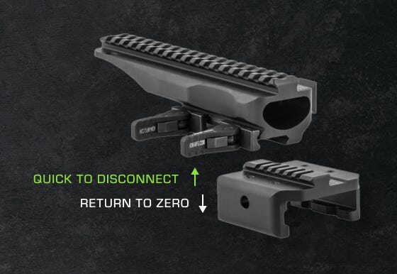 Quick to disconnect and return to zero