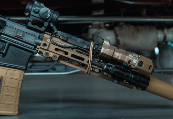 FDE MAWL - Mounted on Rifle