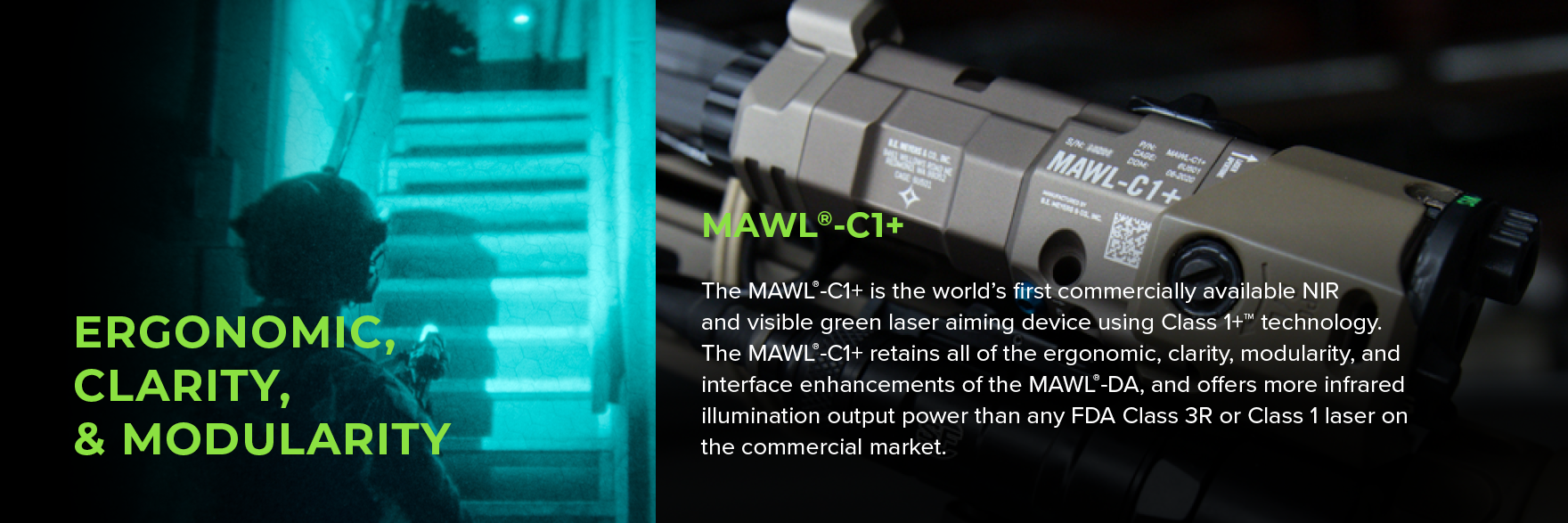 Ergonomic, Clarity, Modularity